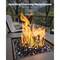 Smokeless Fire Glass 1/2 Inch Reflective Rocks High Temp Fireplace Glass